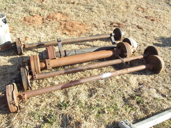(5) Assorted Trailer Axles