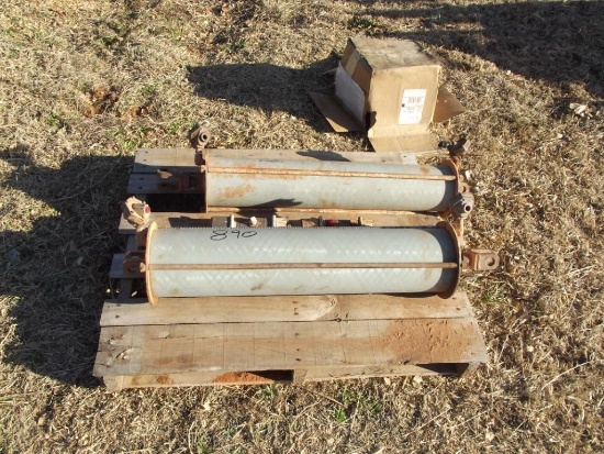 (2) Air Powered Cylinders for belly dump gates