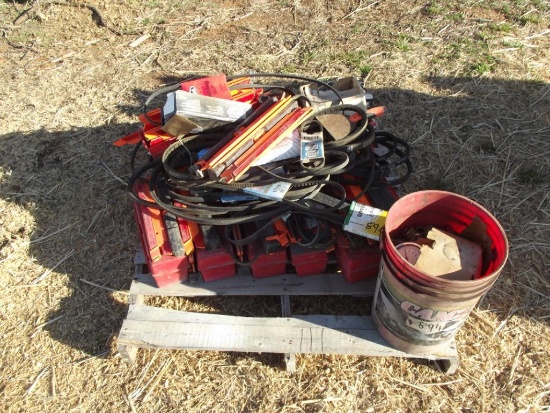 Pallet of assorted shop items...