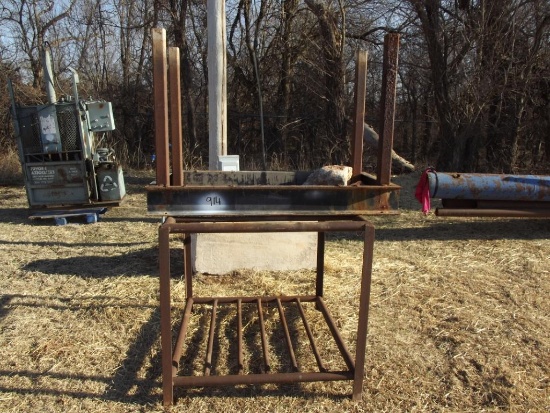 (2) Metal Tables