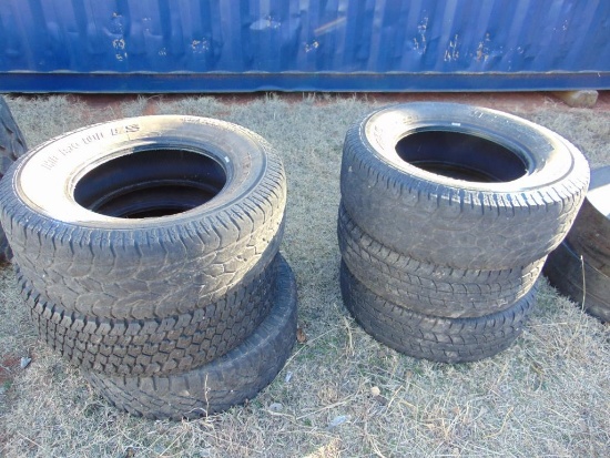 (18) Assorted pickup tires