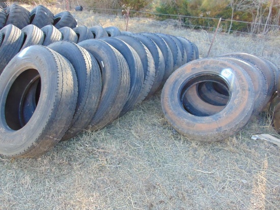 (37) Assorted truck tires