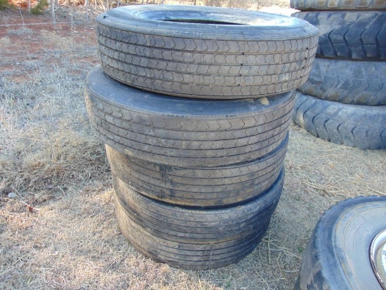 (5) 275/80r24.5 tires (unused)