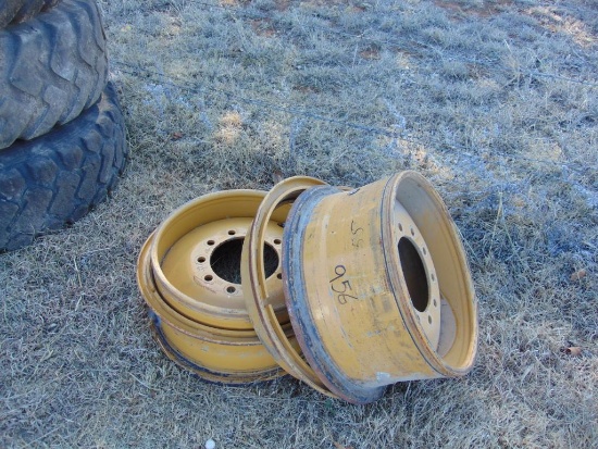 (2) 24x10 10 lug grader wheels