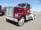 1989 Western Star 4900 T/A Truck Tractor, s/n kk924450, cummins eng, 9 spd trans, od reads 266501