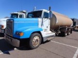 1993 Freightliner FLD120 T/A Water Truck, s/n...1fuydcyb8ph435528, 350 hp cummins eng, 9 spd trans,