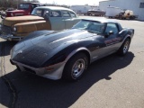 1978 Corvette 25th Anniversary Pace Car, T top, auto trans, od reads 53403 miles