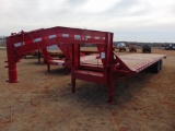 2007 Starlite 30' Gooseneck T/A Flatbed Trailer, s/n 11766370