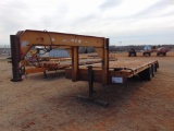 T/A Gooseneck Flatbed Trailer, (Bill of Sale)
