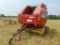 2013 New Holland BR7070 Round Baler, s/n ydn178239, bale count shows 6891 bales on monitor