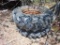(2) 18.4-34 Goodyear Tires w/rims, fits case tractor