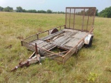 Shopbilt 10' S/A Bumperpull Trailer , (Bill of Sale)...