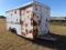 6x12 T/A Bumperpull Enclosed Trailer, no title,...Located in Marlow Yard...