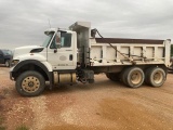 2009 IHC 7600 T/A Dump Truck, s/n 1htwxaht79j134119, cummins eng, eaton trans, od reads 293591