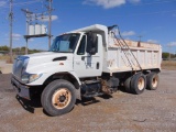 2004 IHC 7400 T/A Dump Truck, s/n 1htwgaar35j043079, dt466 eng, 10 spd trans, od reads 191839 miles,