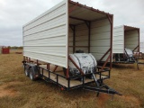 Bumperpull T/A Cooling Trailer w/300 Gallon Tank , Bill of Sale,...Located in Marlow Yard