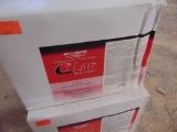 (8) Boxes of Ultra Solids Clear Flat Paint, 12 aerosol cans per box, unused, Located in Marlow Yard