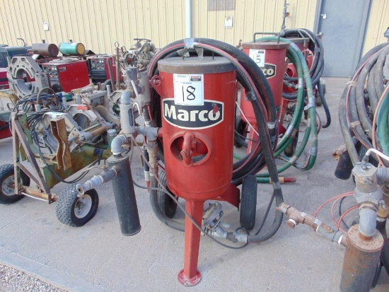 Marco Blast Pot s/n m3c-129....Yard 1