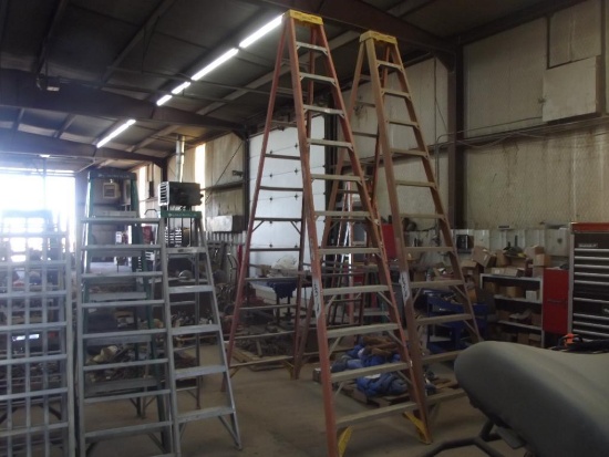 (2) Large Step Ladders. Yard 1