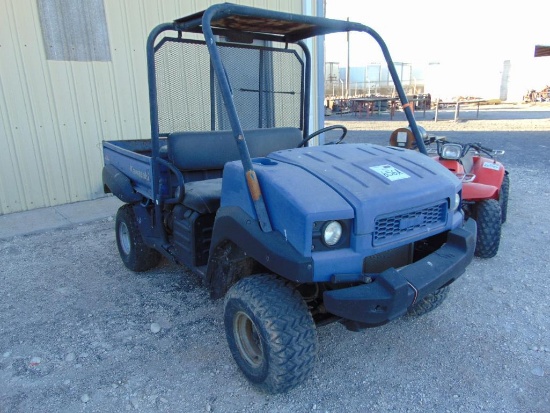 2010 Kawasaki Side by Side, hour meter reads 1404 hrs. Yard 1