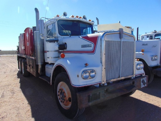 1981 Kenworth T/A Fuel & Lube Truck, s/n 191432gl, cummins eng, 10 spd trans, od reads 508598