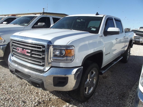2017 GMC Sierra 2500HD Crewcab 4x4 Pickup, s/n 3gt12eg4gf296468, v8 eng, auto trans, od reads 145371