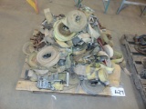 Pallet of Chains, Misc Security Straps. Yard 1