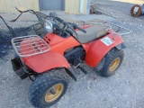 Suzuki 250 4 Wheeler, s/n jsaaj41axf2122789. Yard 1