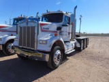 2002 Kenworth W900 TriAxle Winch Tractor, s/n 1xkwfbexx2j889124, cat c15 490 hp eng, 8ll trans,od