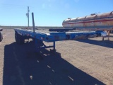 1952 Leland 30' T/A Float Trailer, s/n 7435, boring machine trailer w/1000 gal tank. Yard 2
