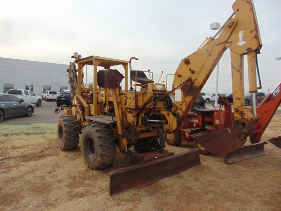 1989 Vermeer BN-950 Trencher, s/n 1593, blade, backhoe attachment<br />