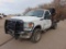 2015 Ford F350 4x4 Flatbed , s/n 1fdrf3ft8fec33480, pwr stroke eng, auto tr