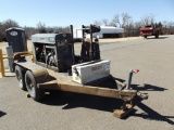 1996 Lincoln SA200 Welder on T/A Trailer, s/n a849236, black face pipeliner