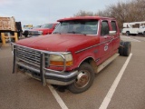 1994 Ford F350 Cab & Chassis, s/n 2ftjw35k3rca23079, diesel eng, auto t