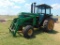 John Deere 4440 Farm Tractor, s/n 067179w, 148 loader, cab, hour meter reads 7055 hrs, quad range,