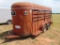 1978 WW 16' T/A Bumperpull Livestock Trailer, s/n 057314, no title, Located in Marlow Yard...