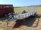 6'x14' S/A Bumperpull...w/mower ramp, no title,......Located in Marlow Yard
