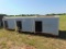 (3) Insulated Animal Houses & Run,...Located in Marlow Yard