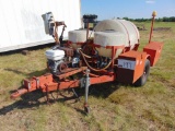 Spray Rig Trailer Mtd, 200 gallon main tank, (2) 30 gallon tanks, honda 8hp gas eng, no