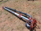 Auger w/electric motor,...Located in Marlow Yard