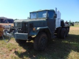 1968 Kaiser M25A 6x6 Flatbed T/A Feed Truck, s/n 4l9178022520264, white multi fuel eng, 5 spd trans,