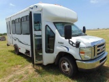 2008 Ford E450 Shuttle Bus, s/n 1fd4e45s48db45286, gas eng, auto trans, Does Not Run, Marlow Yard