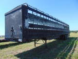 51' T/A Ground Load Livestock Trailer, swing gate, (2) dividers, no title,...Located in Marlow Yard