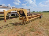 30' T/A Gooseneck Hay Trailer, hyd dump, no title,...Located in Marlow Yard