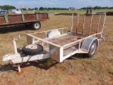 5'x9' S/A Lawnmower Trailer, no title,... Located in Marlow Yard