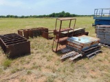 Lot of Metal Shelving, Located in Marlow Yard...