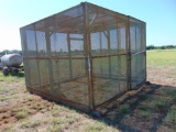 12'x12' Storage Cage on Skid,... Located in Marlow Yard