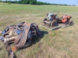 (2) Water Pumps, pallet of assorted hoses, fan,...Located in Marlow Yard