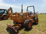 1997 Case 860 Trencher, s/n jaf0199499, hour meter reads 2096 hrs, blade, Located in Marlow Yard...