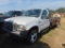 2003 FORD F550 GINPOLE TRUCK, S/N 1FDAF56P13EC84925, PWR STROKE ENG, AUTO TRANS, 11' GINPOLE BED,